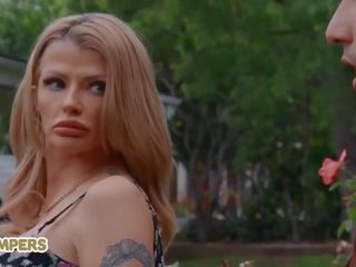 LIL Humpers - fascinating Big Tits Joslyn James Loves Humping her Lawn Gnome