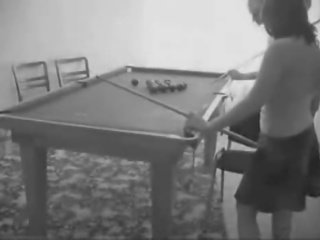 Billard jeu que finished baise coup en caméra espion