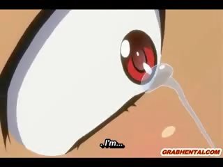 Hentai elf blir sticka mjölk filling henne hals av getto monsters
