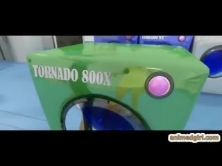 3d animado gueto gran strapon follada