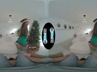 Wetvr asiática vina sky dotado sexo clipe para natalino em vr