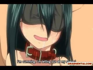 Blindfold Hentai feature Chained And Gangbanged Hard