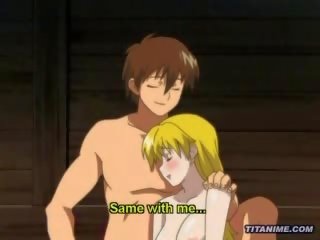 Magicl hentaý anime dude spanks a blondinka ms çuň