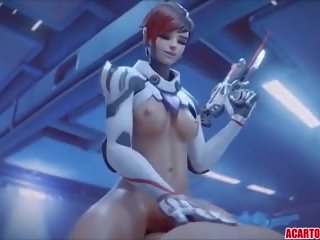 Overwatch xxx clip Compilation with Dva and Widowmaker: x rated film 64