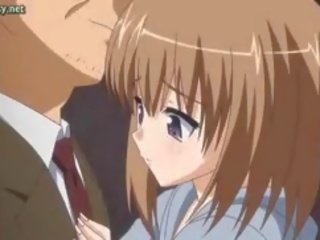 Sizzling Anime schoolgirl Licking Asshole