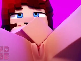 Minecraft xxx film scarlett masturbation multfilm w/ sound (by hardedges)