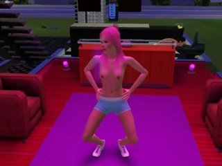 Sims 3 topless dejošas