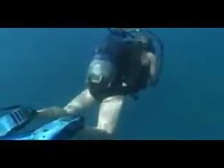 Couple Having sex film Under Water