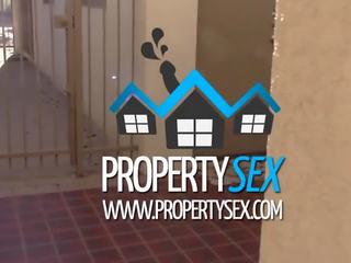 Propertysex vui tươi realtor blackmailed trong giới tính quay phim renting văn phòng không gian