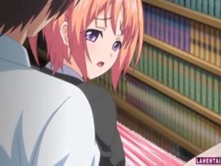 Hentai tinedyer makakakuha ng fucked sa ang library