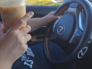 I Asked A Stranger On The Side Of The Street To Jerk Off And Cum In My Ice Coffee &lpar;Public Masturbation&rpar; Outdoor Car xxx film