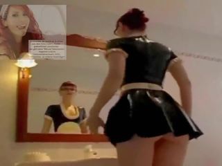 Inviting Latex Maid Girls: Bye bye du scheiss Transvestitenschwein