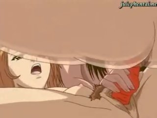 Beautiful Anime Teacher Tasting penis