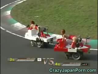 Divertente giapponese sporco film corsa!