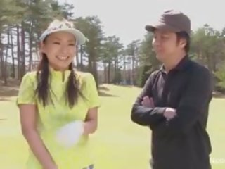 Teen Golfer Gets Her Pink Pounded On The Green!