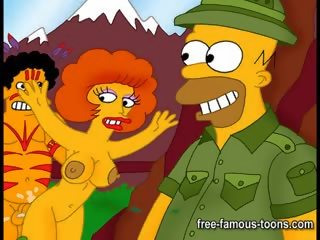 Simpsons xxx clip parodia