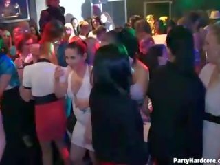 Drunk randy Girls Get Felt Up At A Nightclub Disco