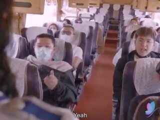 X kõlblik video tour buss koos rinnakas aasia slattern originaal hiina av seks klamber koos inglise sub