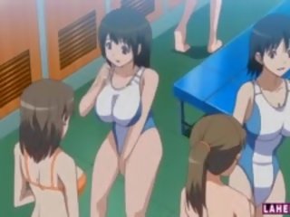 Big Titted Hentai diva In Swimsuit Gets Fucked