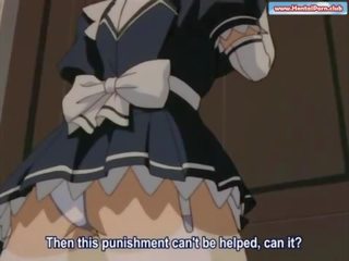 Maids doing adult movie training for the new staff hentai