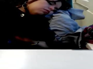 Jong dame slapen fetisj in trein spion dormida nl tren