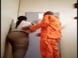 Female Prison Warden gets Fucked by Inmate: Free xxx clip b1