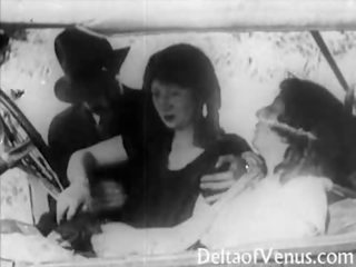 Antično x ocenjeno posnetek a brezplačno vožnja zgodaj 1900s erotika