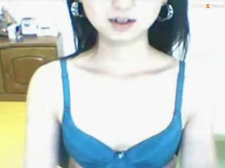 Asiatisk tenåring dame webkamera film