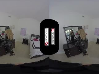 Vr x classificado vídeo com um maravilhoso catwoman carmen caliente só em vrcosplayx.com sexo filme clipes