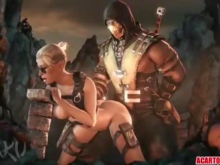 Fascinating Blonde Cassie Cage Getting Pussy Drilled Well: adult movie 5c