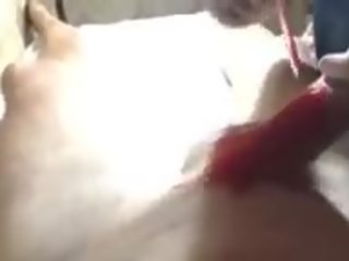 Braziliaans waxing van een groot penis deel 3 waxing de lul