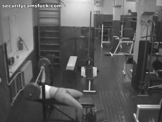 Sécurité webcam en la weight salle bandes la astounding miel