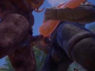 Monsters with horse dicks fuck hot pirang &vert; big manhood bilingüe &vert; 3d xxx film wildlife