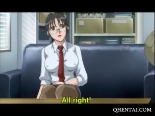 Squirting hentai jente doktor blir pounded