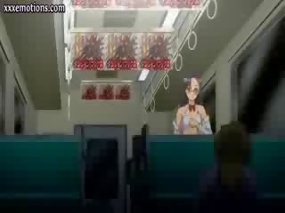 Anime with glasses gets cunt eated