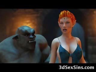 3d evil ogres ебать elf принцеса!