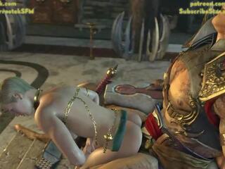 Shao Kahn and His Concubine streetwalker Cassie Cage: Free adult movie cb