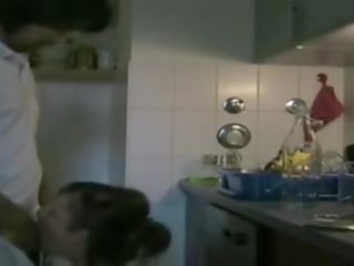 Desiring Couple Having x rated film In The Kitchen