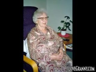 Ilovegranny domácívyrobený babička slideshow video: volný špinavý video 66