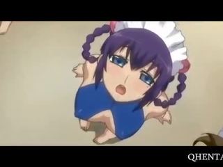 Hentai cuties đang làm một thứ cuốc và slick pussies