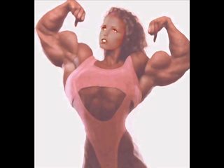 Female bodybuilding fbb bodybuilder muscle art