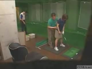 Sehr hände auf jap golf lektion