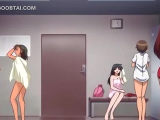 Big titted anime x rated clip bomb jumps prick on the ýerde