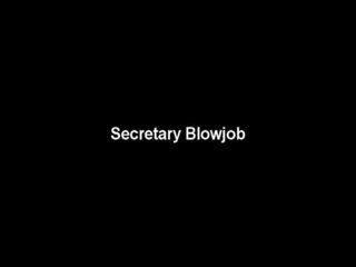 Milf Mia: provocative and oversexed secretary sucking a big cock.