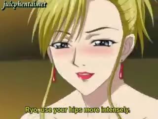 Blond hentai milf cumming märg