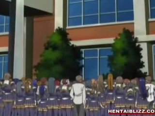 Schoolgirls hentai bondaged in the school