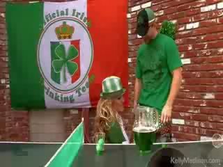 Busty Wife and Green Beer introduce For A Fun St Paddys Day